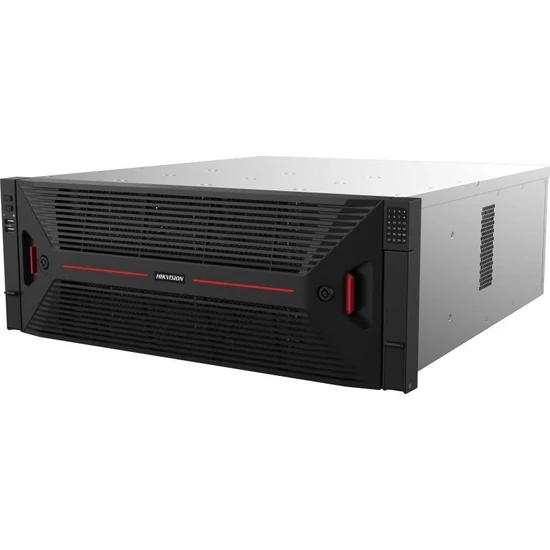 HIKVISION DS-96128NI-H24R 128 csatornás NVR; 1024/1024 Mbps be-/kimeneti sávszélesség; riasztás I/O;