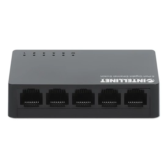 MANHATTAN 561747 Switch - 5 port, 1Gbps, műanyag, IEEE 802.3az, Fekete