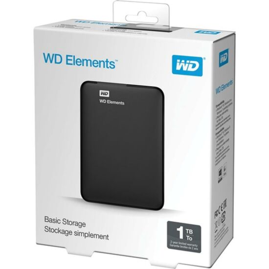WESTERN DIGITAL WDBUZG0010BBK Külső HDD 2.5" 1TB - -WESN
