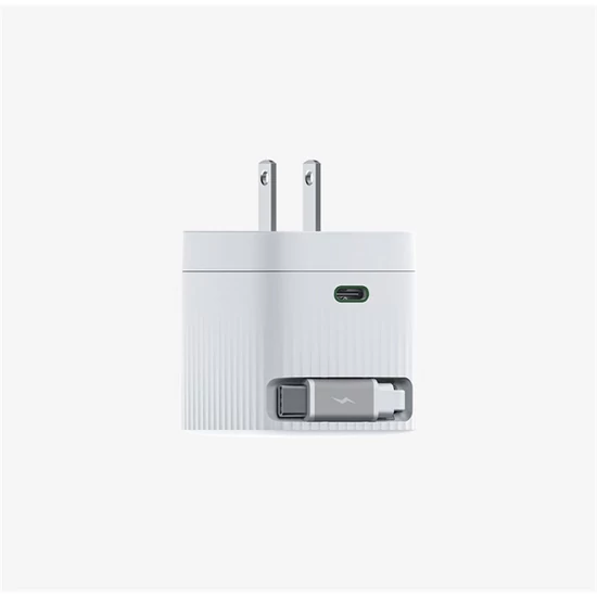 HIKSEMI HS-HUB-GAN67(STD)/2C/67W/WHITE Hikvision Telefon töltő - 1db USB-C, USB-C kábel, 67W, US plu