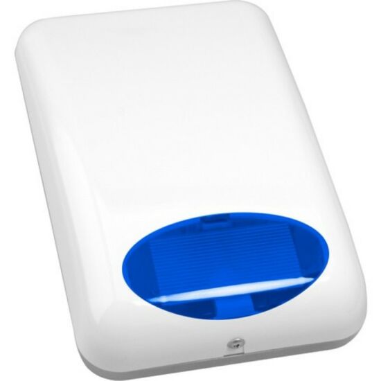 SATEL SPL-5010 BL Kültéri hang- és fényjelző; ultrafényes LED-ek; piezo hang; műanyag burkolat