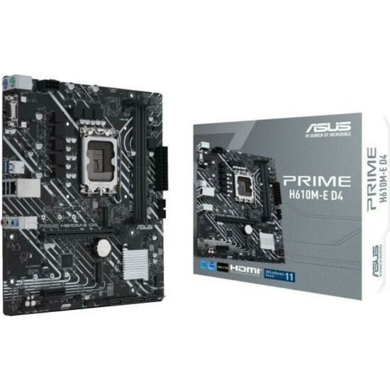 ASUS PRIME H610M-E D4 Alaplap - Intel s1700