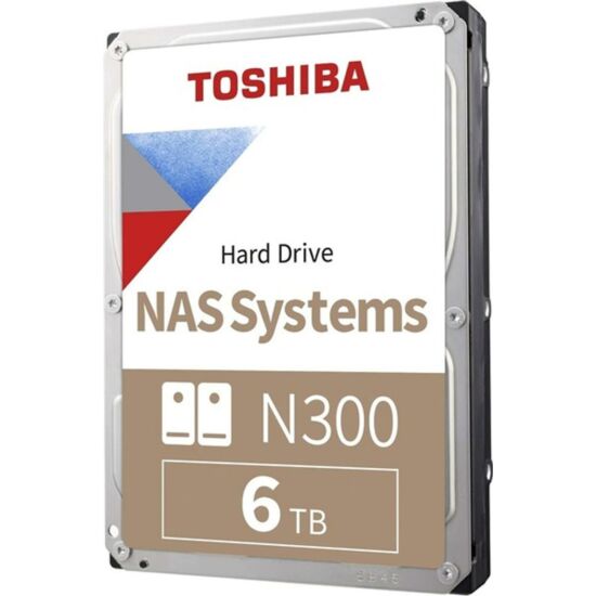 TOSHIBA HDWG160EZSTA Belső HDD 3.5" - N300 High-Reliability 6TB