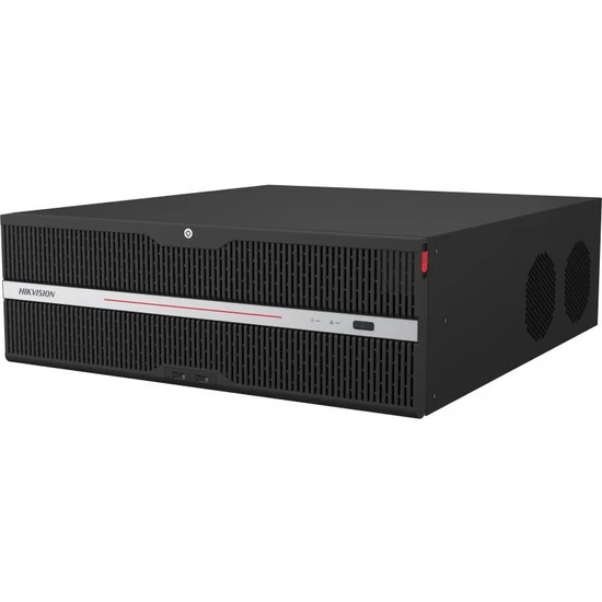 HIKVISION DS-96128NXI-S16R 128 csatornás 8K NVR; 1280/1024 Mbps be-/kimeneti sávszélesség; riasztás
