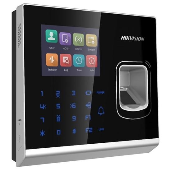 HIKVISION DS-K1T201AMF Beléptető vezérlő terminál; kamerával, Mifare/billentyűzet/ujjnyomat-hitelesítés; RS485 és Wiegand