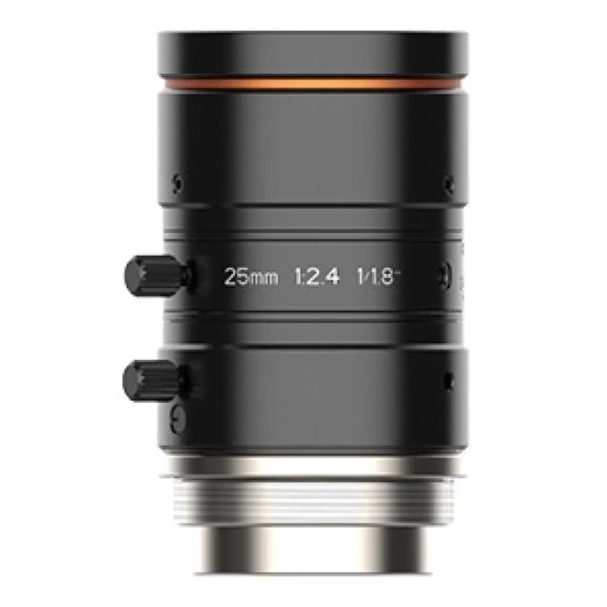 HIKROBOT MVL-HF2524M-10MP Objektív; 25 mm fix fókusztávolság; 10 MP; F2.4-F16; 1/1.8"; C-menet