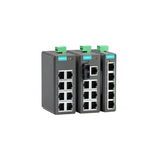MOXA EDS-208-M-ST Entry-level Unmanaged Ethernet Switch with 7 10/100BaseT ports, 1 multi mode 100Ba