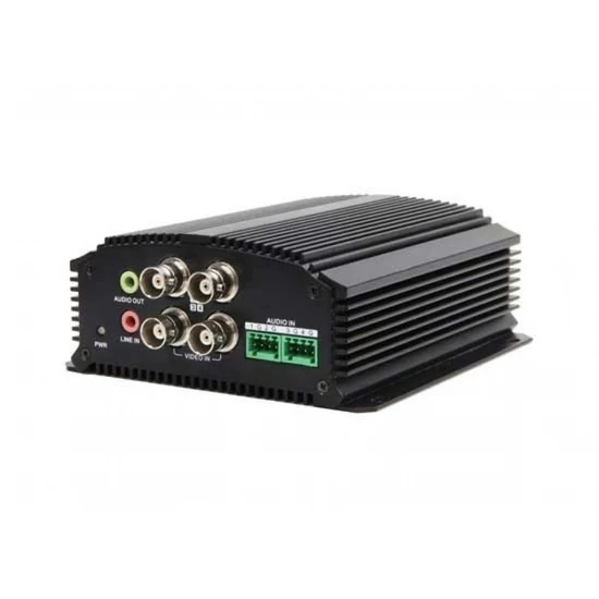 HIKVISION DS-6704HUHI 4 csatornás enkóder; 5MP@12fps; 4MP@15fps; 1080p@25fps
