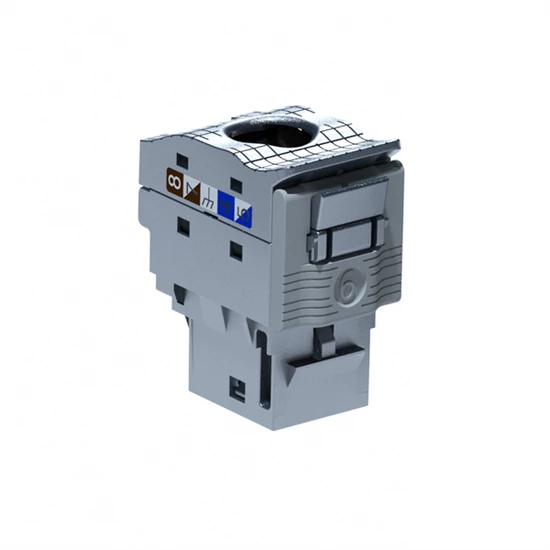 LEGRAND 632907 keystone - 24db x RJ45 keystone port készlet, Cat6, STP, szerszámmentes, 1Gigabit, Li
