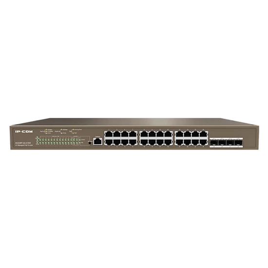 IP-COM G5328P-24-410W Switch Vezérelhető PoE
