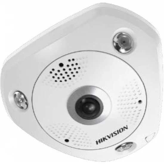 HIKVISION DS-2CD6365G0-IS (1.27mm) 6 MP 360° IR Smart IP panorámakamera; hang és riasztás be- és kim