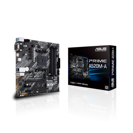 ASUS PRIME A520M-A Alaplap - AMD AM4