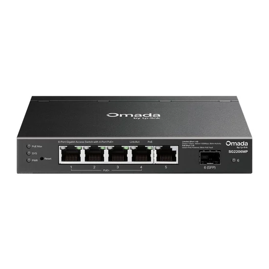 TP-Link SG2206MP PoE switch, 6 port