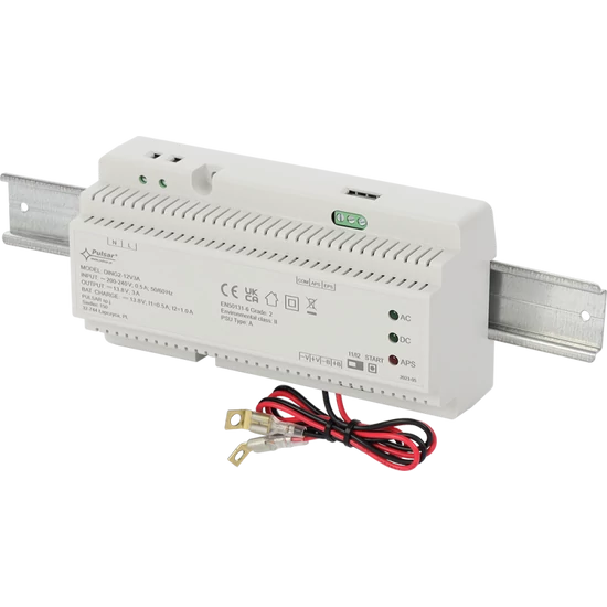 PULSAR DING2-12V3A 13,8V/3,5A DIN sínre szerelhető kapcsolóüzemű szünetmentesíthető tápegység; Grade