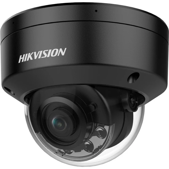 HIKVISION DS-2CD2187G2H-LISU-B(2.8mm)(eF 8 MP WDR fix ColorVu IP dómkamera; IR/láthatófény; hang I/O