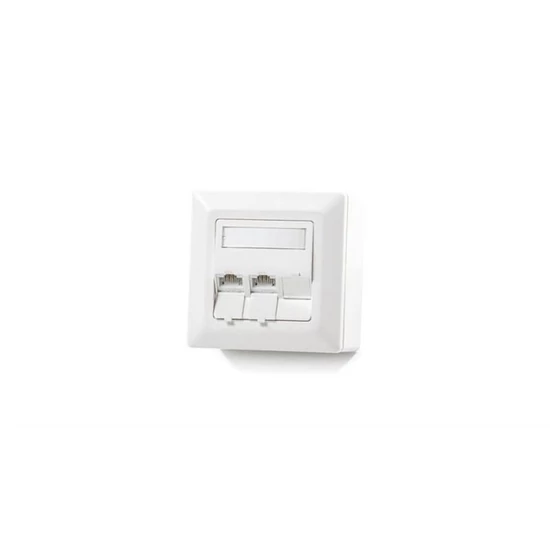 KELINE 601143 + KEJ-C6A-S-HD(3) Cat.6A, Modulo50, 3xRJ45/s, HD padlodobozba, csatornába
