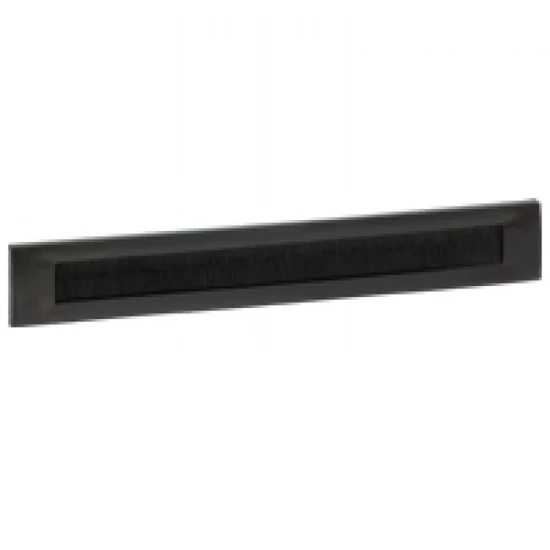 LEGRAND 046528 vízszintes fésűs rendező panel - 1U, 19", átmenő kivágással, gyorspánttal rögzítés, m