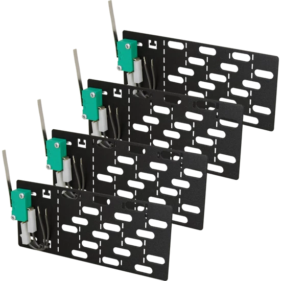 PULSAR RWST 4 darabos tamper kapcsoló szett 19" rack szekrényekhez
