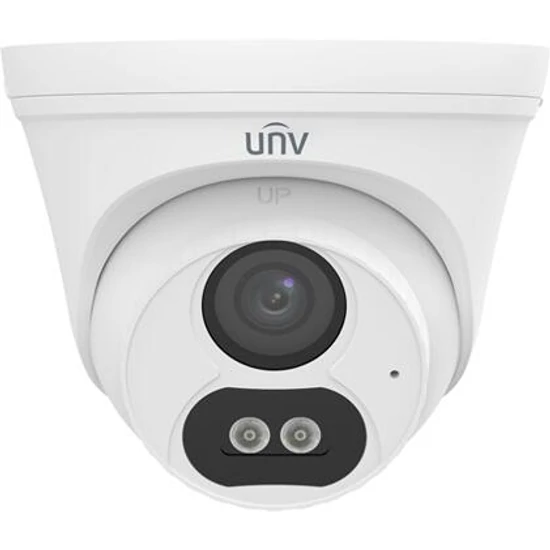 UNIVIEW IPC3614LB-AF28-DL-ECO IP Turret dóm kamera, 4MP, Objektív: Fix, IR és Fehér fény 30m