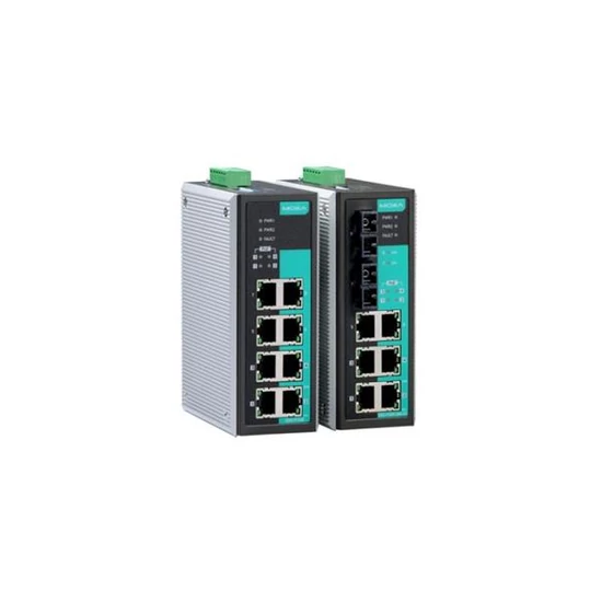 MOXA EDS-P308 Industrial IEEE802.3af Power-over-Ethernet Unmanaged Ethernet Switch with 8 10/100Base