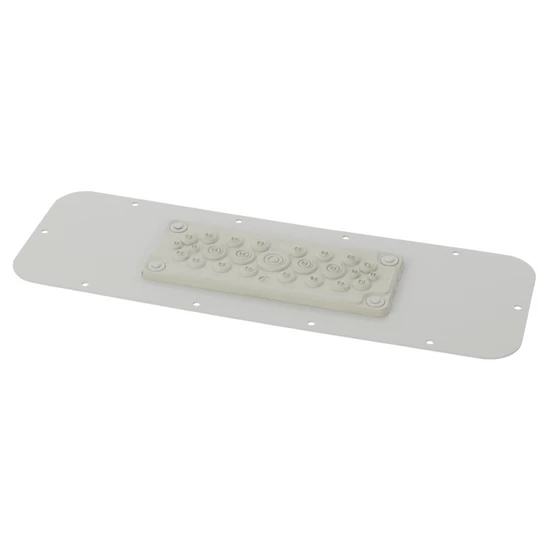 PULSAR AWOH-PM25D Lemez 25 membránátvezetővel az AWOH sorozatú házakhoz ;446 x 27 x
