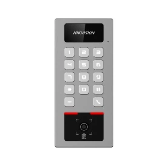HIKVISION DS-K1T502DBWX-QR Beléptető vezérlő terminál; Mifare; DESfire hitelesítés; QR kód olvasó; I
