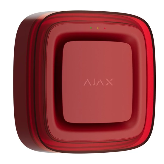 AJAX EN54-FIREPROTECT-SOUNDER-VAD-R EN54 FireProtect hang- és fényjelző; vezeték nélküli; piros