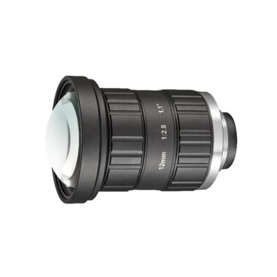 HIKROBOT MVL-KF1228M-12MP Objektív; 12 mm fix fókusztávolság; 12 MP; F2.8-F16; 1.1"; C-menet