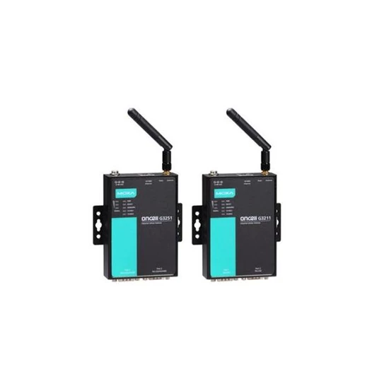 MOXA OnCell G3111 1 port Quad-band industrial GSM/GPRS IP gateway, RS-232, DB9 male, -30 to 55°C