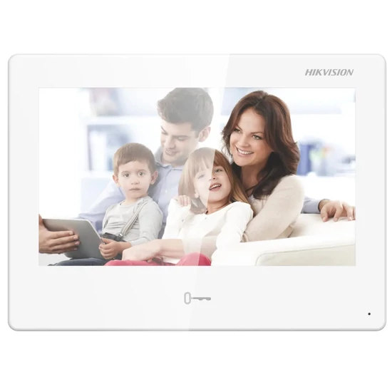 HIKVISION DS-KH9310-WTE1(B) Android IP video-kaputelefon beltéri egység; 7" LCD kijelző; 1024x600 fe