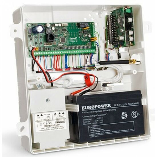 SATEL OPU-4 PW Műanyag doboz alaplapokhoz, bővítőkhöz és GSM kommunikátorokhoz; süllyesztett; 322x342x100 mm