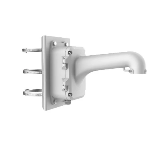 HIKVISION DS-1604ZJ-box-pole Kültéri fali tartó 5" speed dómhoz; kötődobozzal; oszlopkonzollal; 100-