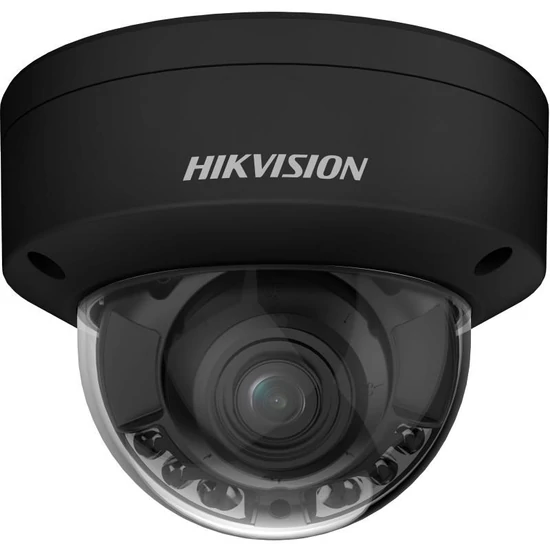 HIKVISION DS-2CD2767G2HT-LIZS-B (2.8-12) 6 MP ColorVu WDR motoros IP dómkamera; IR/láthatófény; hang I/O; riasztás I/O; fekete