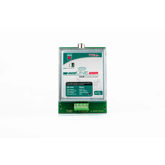TELL SOFTWARE HUNGÁRIA KFT ecoLINE GSM II GSM kommunikátor 1 telefonvonal kimenettel