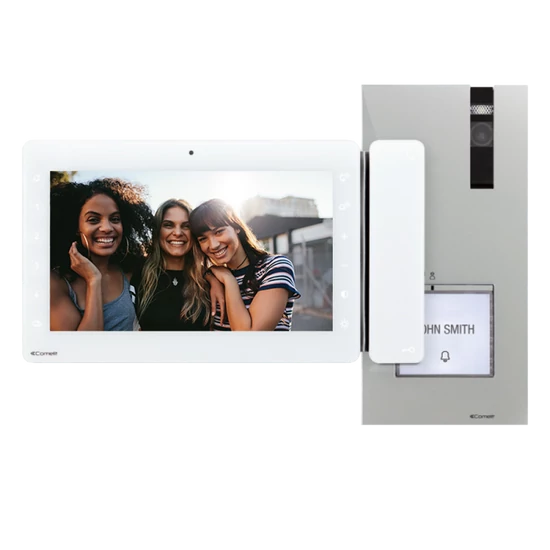 Comelit 8461X - 2-vezetékes többlakásos audio, video kaputelefon szett