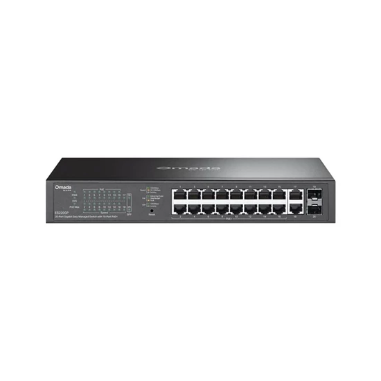 TP-LINK ES220GP Switch Menedzselhető PoE