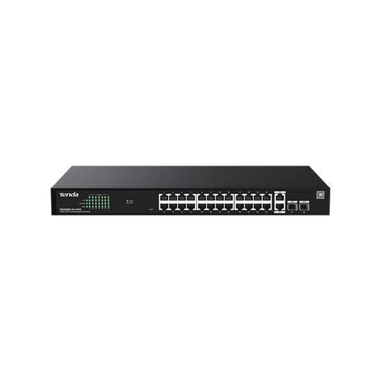 TENDA TEG2228P-24-410W Switch Menedzselhető PoE