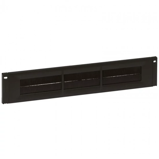 LEGRAND 046529 vízszintes fésűs rendező panel - 2U, 19", átmenő kivágással, gyorspánttal rögzítés, m