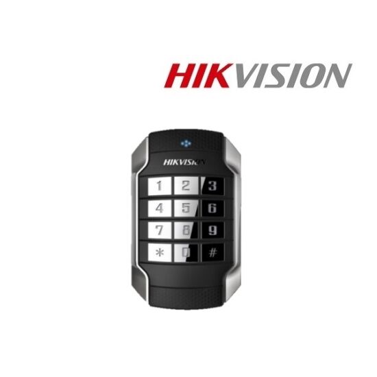 HIKVISION DS-K1104MK Kártyaolvasó 13.56 MHz ; RS485 és Wiegand kimenet; kültéri; billentyűzettel