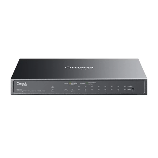 TP-LINK ES210GP Switch Menedzselhető PoE