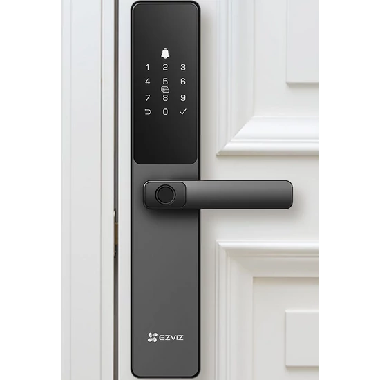 EZVIZ CS-DL05(WBCP,M) Vezetéknélküli okos zár, billentyűzet, kártyaolvasó, ujjnyomat olvasó, Wifi, B