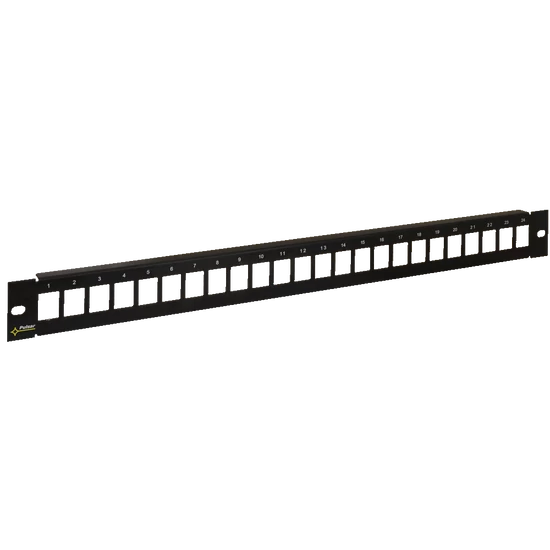 PULSAR RAP-RJ45 19" keystone patch panel; 24 port; árnyékolatlan