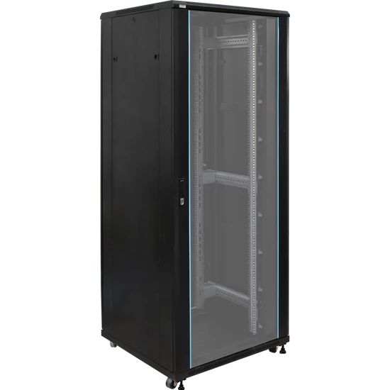 PULSAR RS4288 19" 42U 800x800 álló rack szekrény; lapraszerelt; fekete