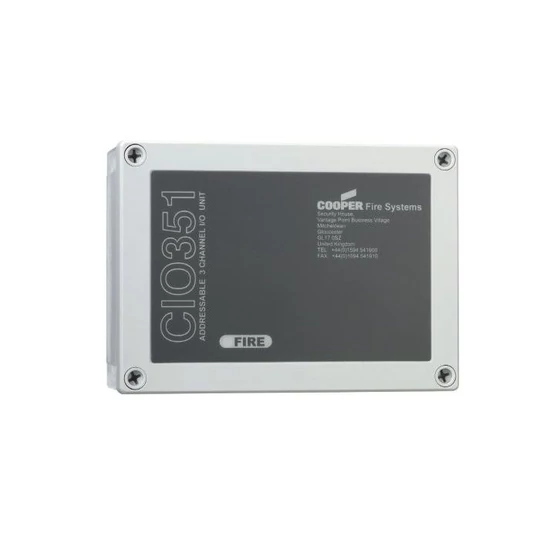 Cooper CIO351 3 felügyelt bemenetes és 3 kimenetes monitor és vezérlő Modul, 1 címet foglal (MIO324)