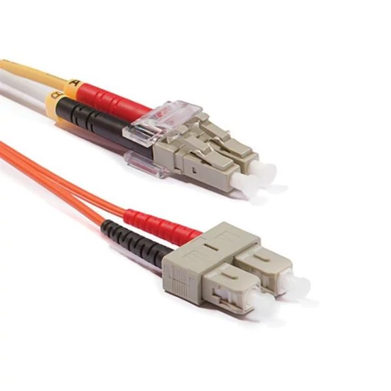 KELINE P05D-LCSC-020 Duplex multimódusú patchkábel 50/125?m , 2xLC-2xSC, 2m