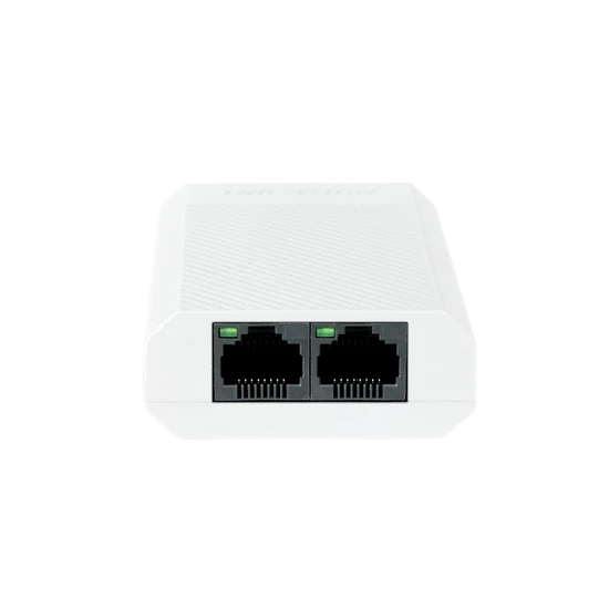 HIKVISION DS-3E0103DP-E/R 2 portos PoE elosztó, extender; 30 W; max. 200 méter; 2kV túlfeszültség vé