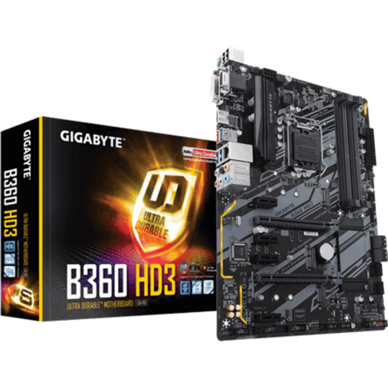 GIGABYTE B360 HD3 Alaplap - Intel s1151