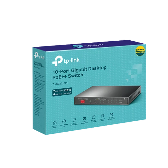 TP-Link TL-SG1210PP PoE switch, 10 port