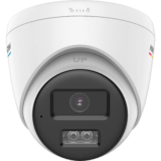 HIKVISION DS-2CE72KF3T-LSYE (2.8mm) 5 MP ColorVu fix THD turret kamera; IR/láthatófény; beépített mi