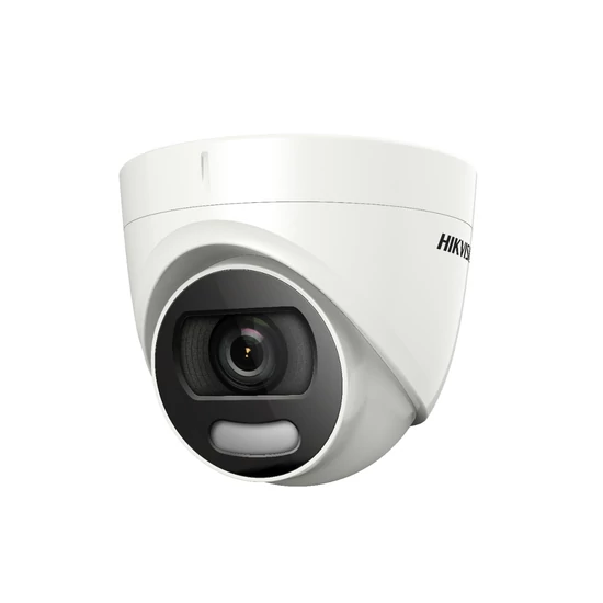 HIKVISION DS-2CE72HFT-E (2.8mm) 5 MP ColorVu THD WDR fix turret kamera; fényriasztás; PoC